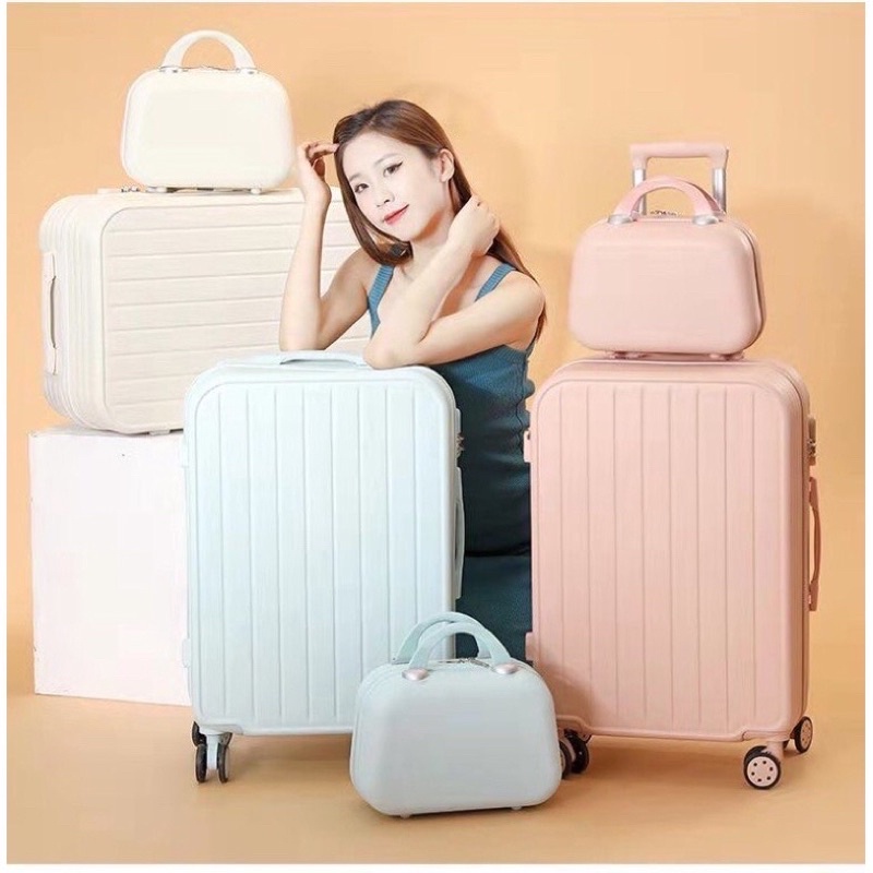 Vali Kiểu Dáng Hàn Quốc kèm cốp đồng màu