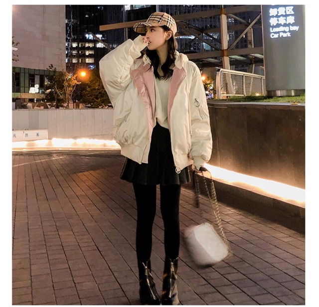 Áo khoác phao ulzzang 2in1 chất cực đẹp, cực dày | BigBuy360 - bigbuy360.vn