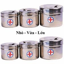 Hộp gòn đúc inox, hộp lưu mẫu các size