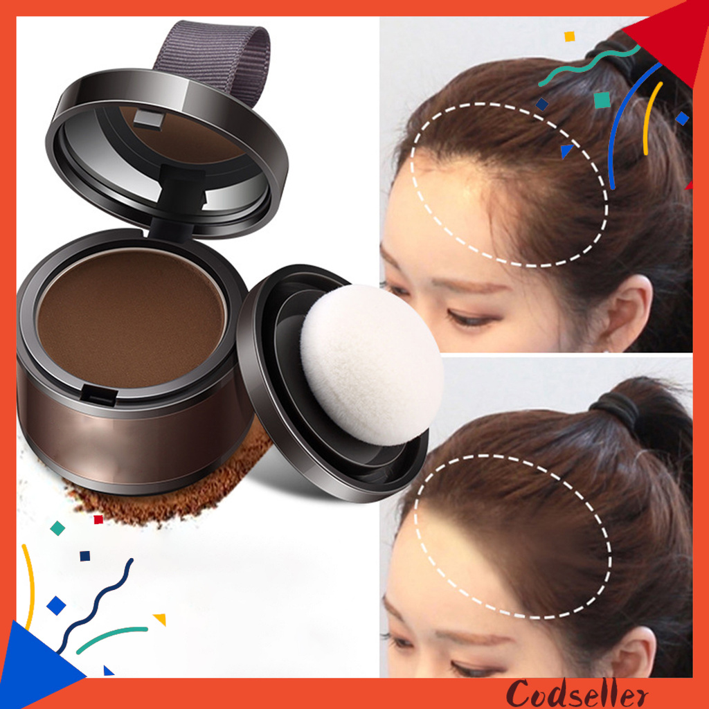 CODseller Hairline Powder Non-sticky Natural Synthetic Quick Cover  Hair Line Powder for Girl