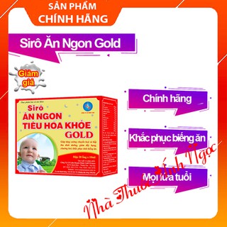 Siro Ăn Ngon, Tiêu Hóa Khỏe Gold (20 ống)