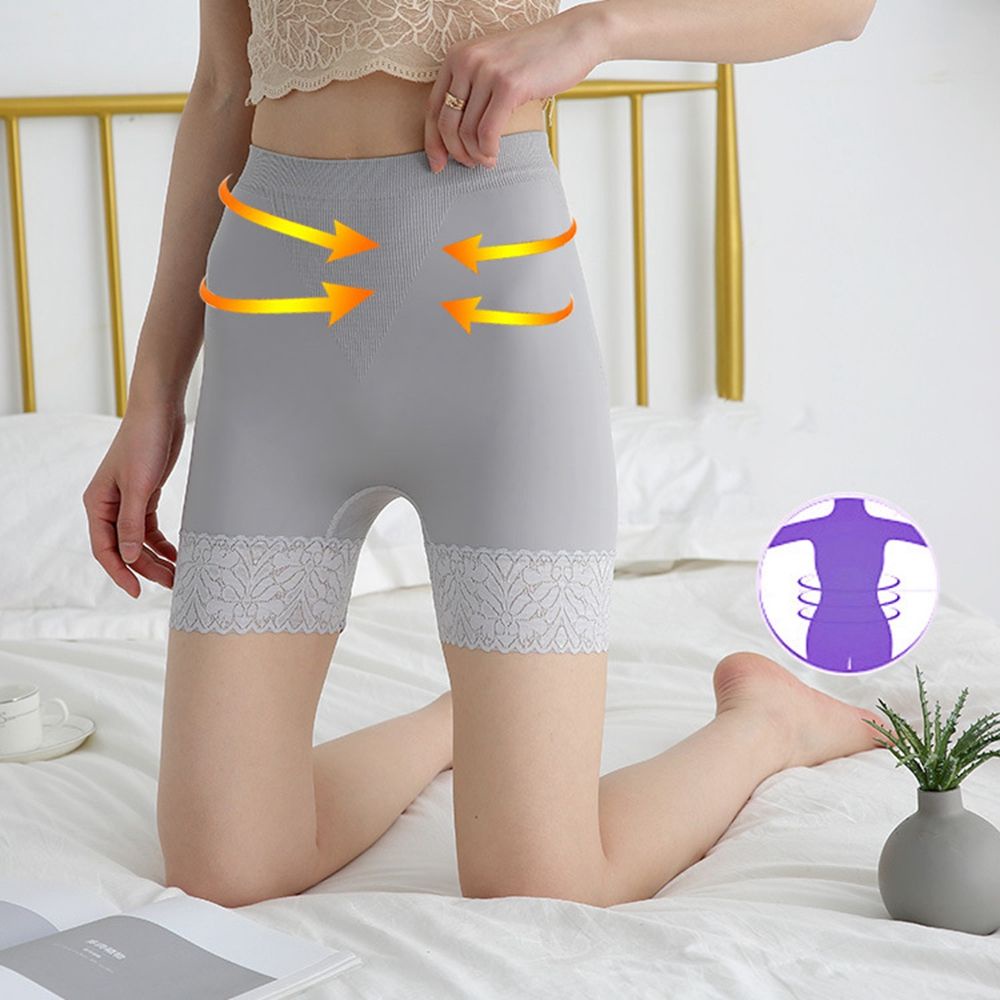 Quần bảo hộ ngắn lưng cao ôm dáng thiết kế đơn giản thời trang mùa hè cho nữ