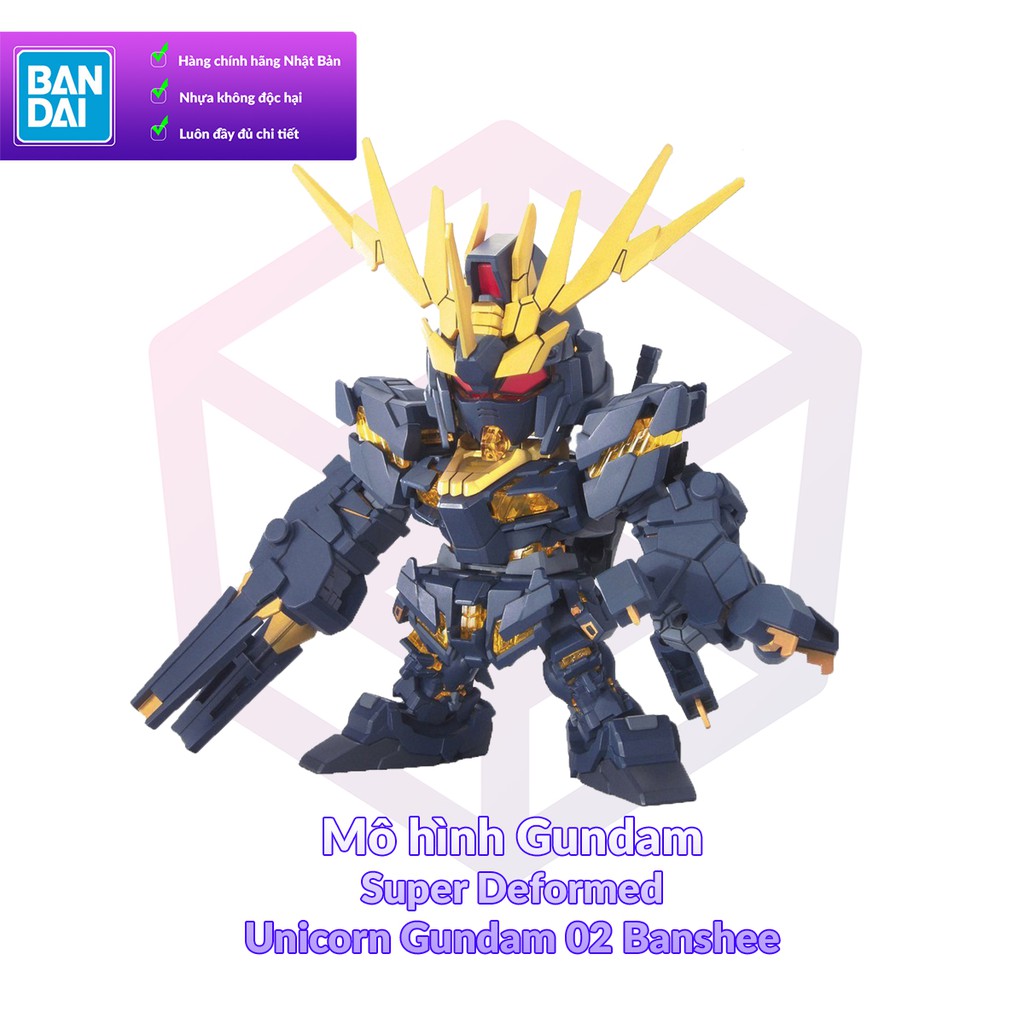 Mô hình Gundam Bandai SD BB 380 Unicorn Gundam 02 Banshee [GDB] [BSD]