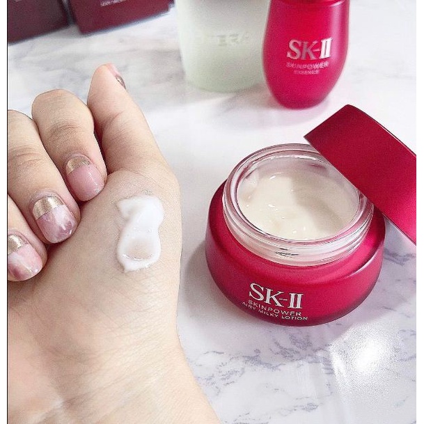 SK-II SkinPower Kem dưỡng chống lão hóa SKII SkinPower Cream và Airy Milky Lotion 80g