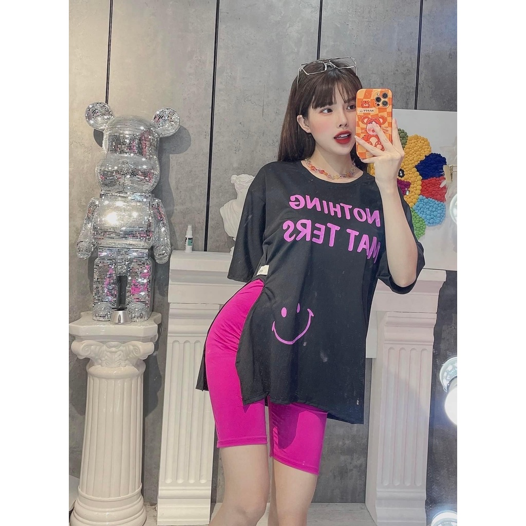 Đồ bộ nữ, set đồ bộ quần ngố thun cotton gân borip và áo thun cotton ngắn tay xẻ lai form rộng freesize, đồ bộ mặc ở nhà