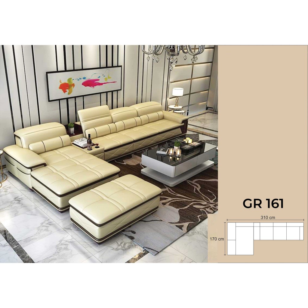Bộ sofa góc thư giãn cao cấp GR-154