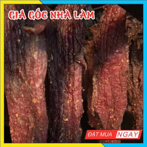 [THỊT CHUẨN 100%] Thịt Trâu Gác Bếp Điện Biên 500g + Tặng Kèm Chẩm Chéo