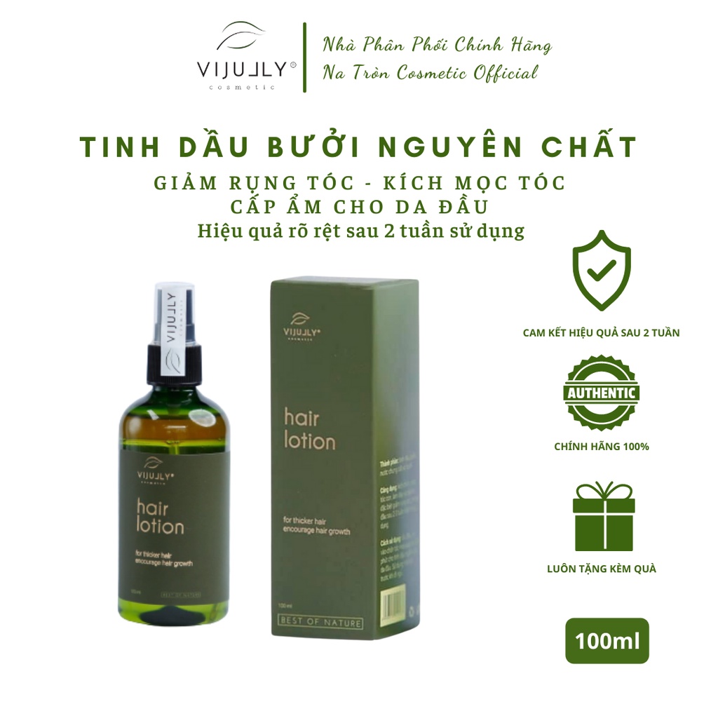 Xịt Dưỡng Tóc Tinh Dầu Bưởi VI JULLY COSMETIC Giảm Rụng, Mọc Tóc Nhanh