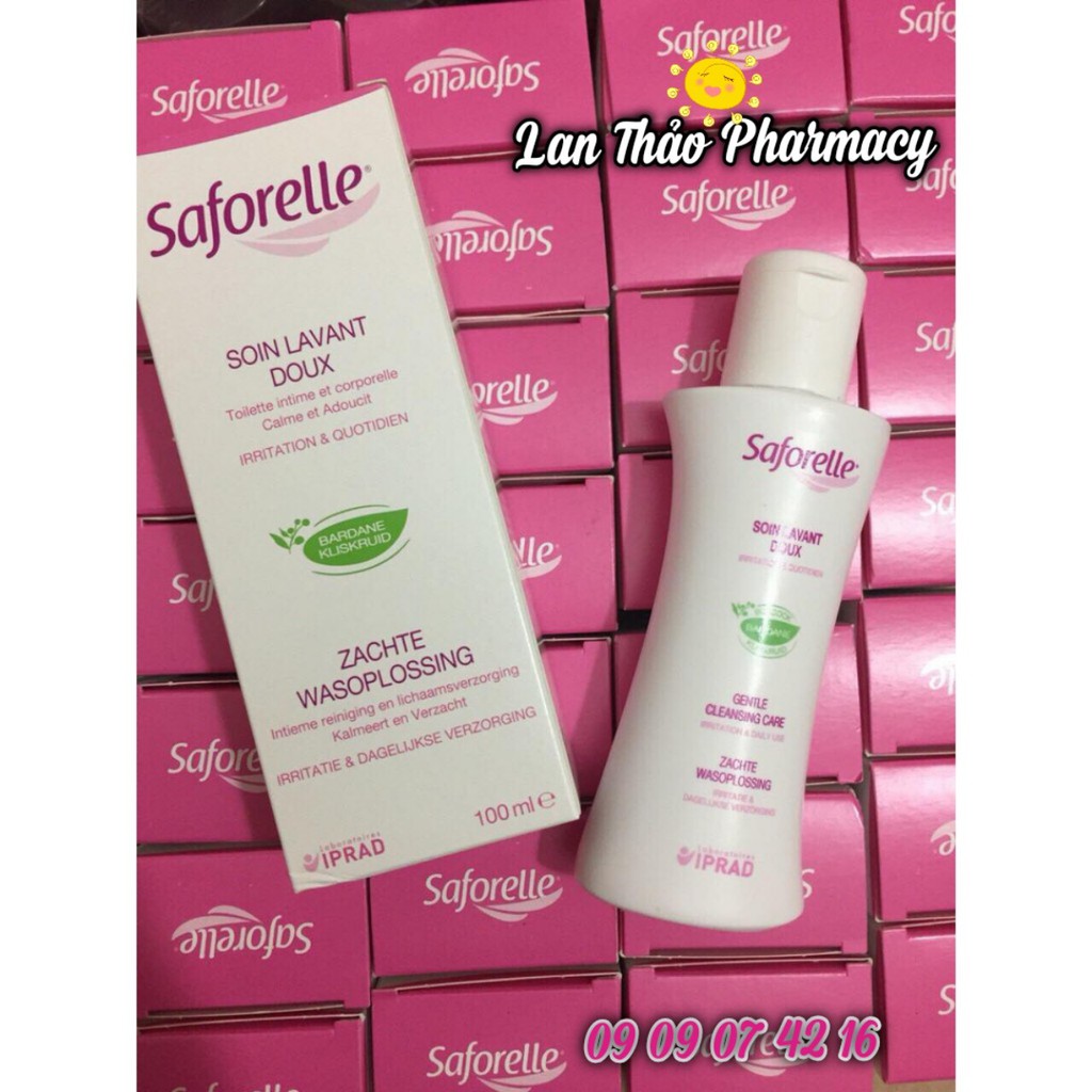 [100ml] Dung Dịch Vệ Sinh Phụ Nữ Saforelle - Nhập Khẩu Từ Pháp