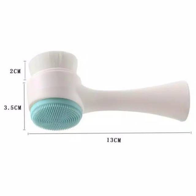 (Hàng Mới Về) Cọ Rửa Mặt 2 Mặt Miniso Mềm Mượt