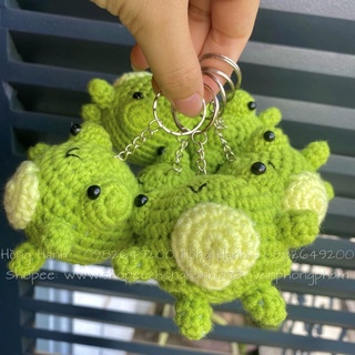 Móc chìa khoá len ếch xanh handmade 🐸🐸🐸 (HÌNH THẬT SHOP TỰ CHỤP) [HÀNG CÓ SẴN]
