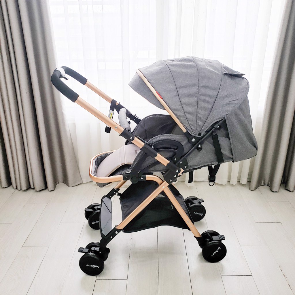 {Chỉ Giao Nhanh}Xe đẩy Beleco A8-1 chính hãng 2 chiều 3 tư thế cho bé mẫu mới nhất 2022