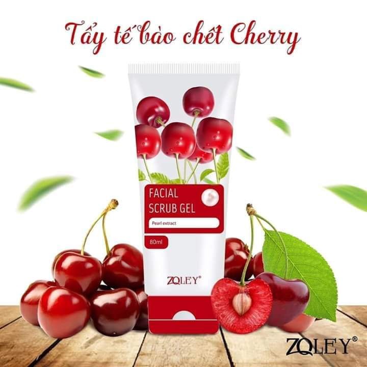 GEL TẨY TẾ BÀO CHẾT MẶT CHERRY FACIAL SCRUB GEL 80ML CHÍNH HÃNG - 3635