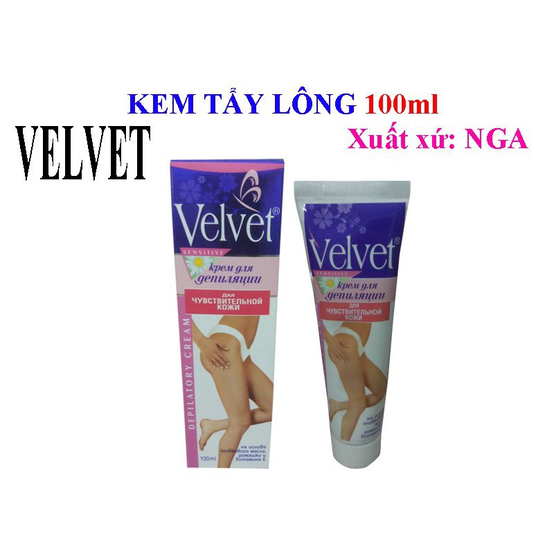 Kem tẩy lông velvet nga 100 ml