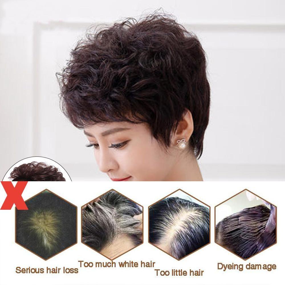 Bộ Tóc Giả Ngắn Xoăn Có Kẹp Nhiều Màu Sắc Dành Cho Nữ