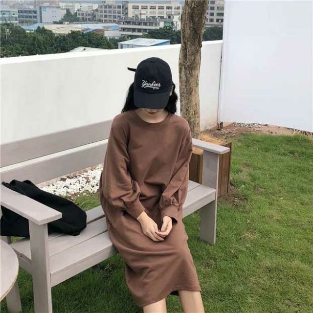 VÁY SUÔNG TAY BỒNG XẺ GẤU ULZZANG | BigBuy360 - bigbuy360.vn