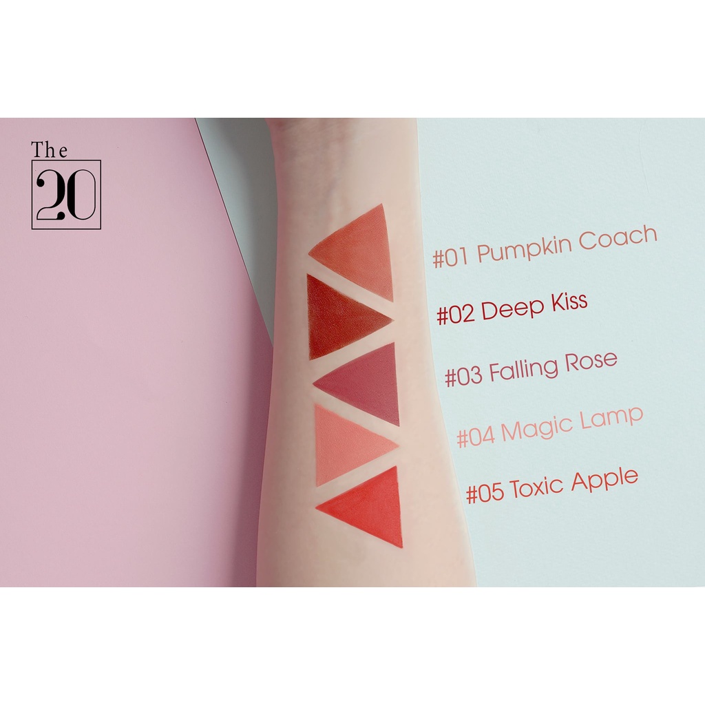 Son lì mềm The 20 Velvet Matte Lipstick