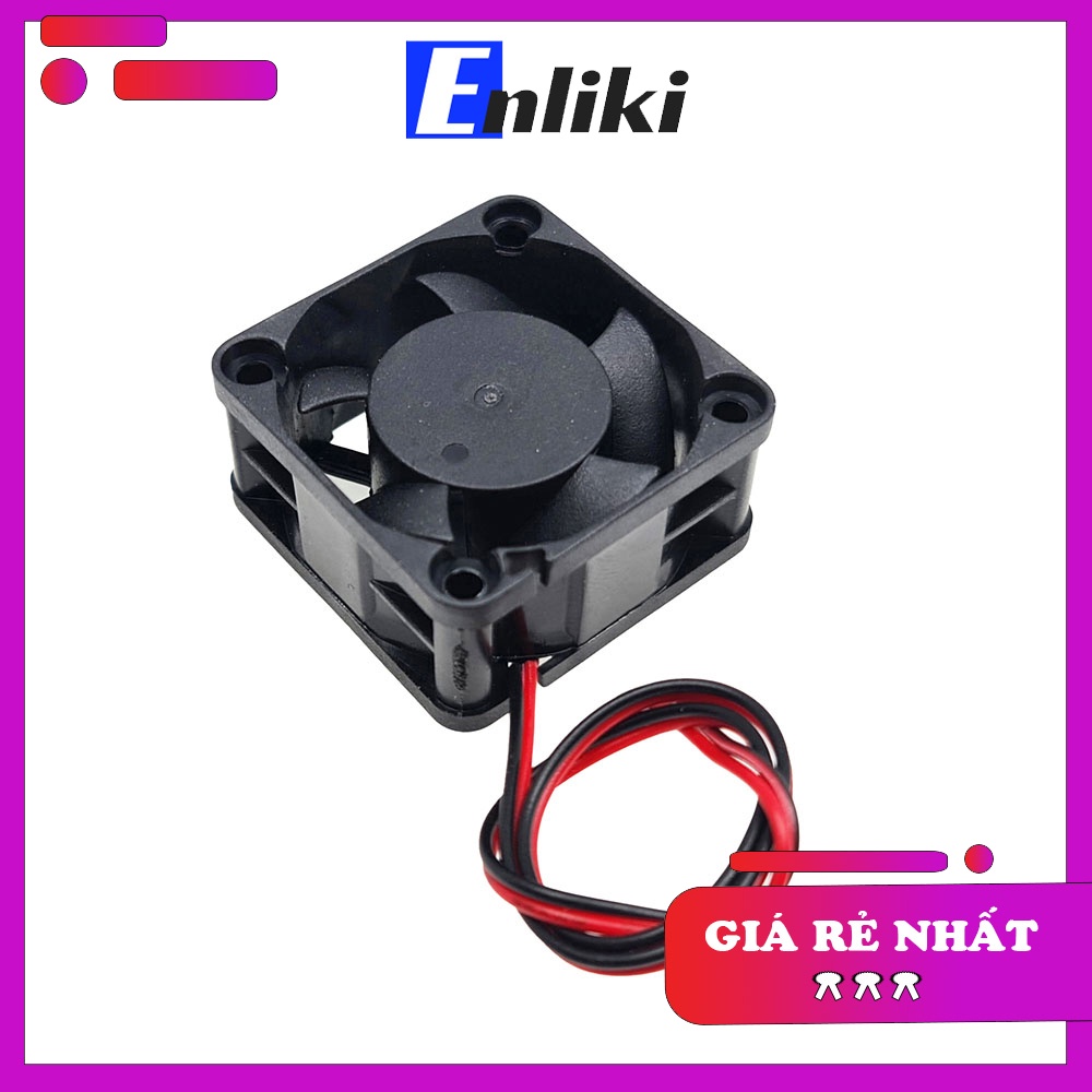 Quạt tản nhiệt kích thước 4x4x2cm 12V 0.25A