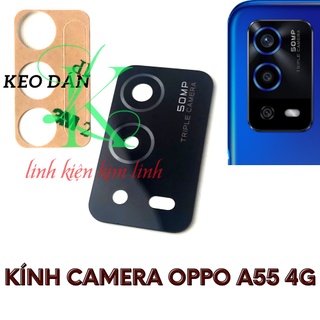 Kính camera oppo a55 4g có sẵn keo dán ( kính camera thay cho máy oppo a55 4g )