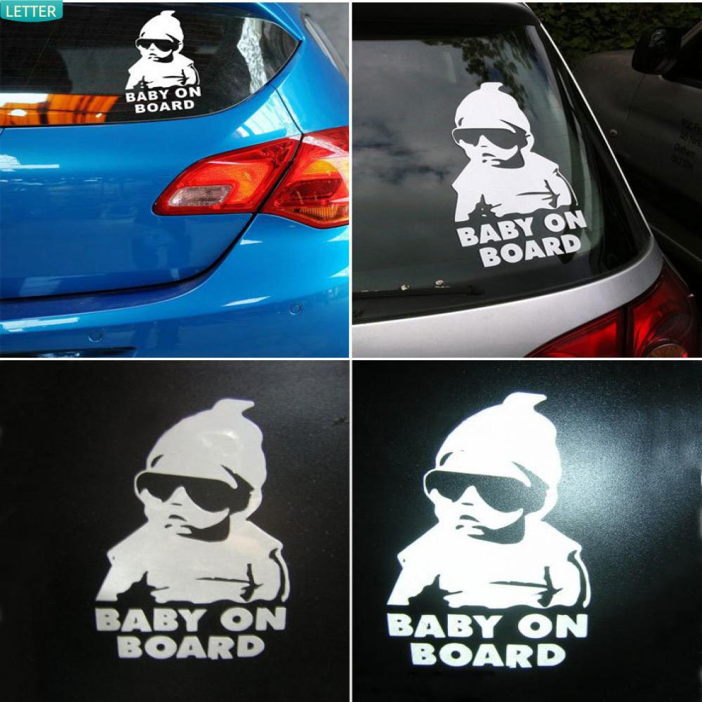 Decal Dán Xe Hơi Chữ Baby On Board