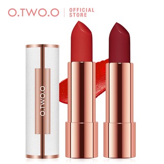 Son Môi O.TWO.O Hiệu Ứng Nhung Lì Chống Thấm Lâu Trôi 12 Màu Tùy Chọn 40g
