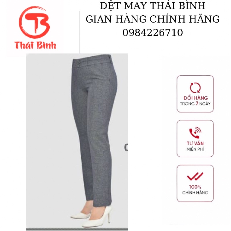 Quần Tây Thái Bình quần dài ống đứng ống túm mã 202