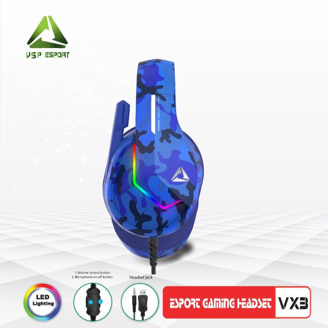 TAI NGHE HEAPHONE ESPORT GAMING VX3