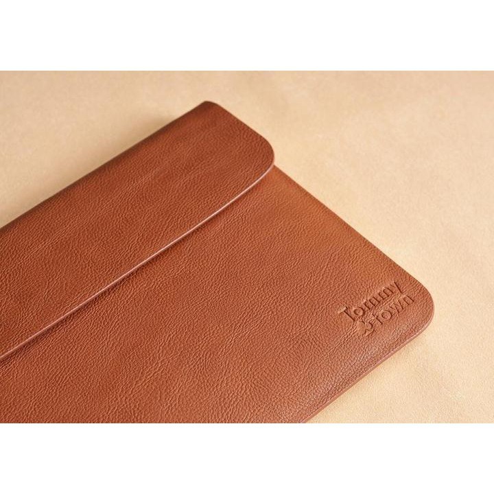 Bao Da Cao Cấp Cho Macbook Tommy Town - Nâu | WebRaoVat - webraovat.net.vn