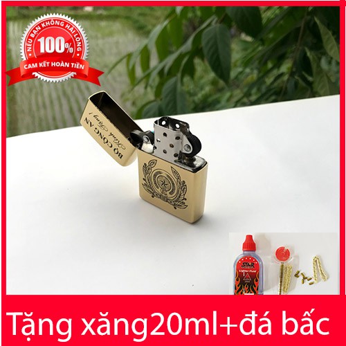 Bật Lửa Zippo USA BỘ CA Vàng