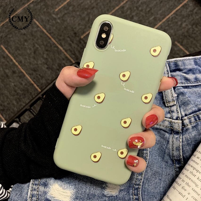 Ốp điện thoại họa tiết quả bơ mini cho iPhone11/11Pro 11pro Max X XR XS XS MAX 7 8 plus SE | BigBuy360 - bigbuy360.vn