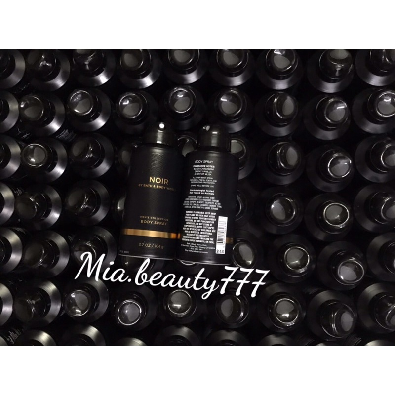 XỊT THƠM TOÀN THÂN NOIR DÀNH CHO NAM - SPRAY FOR MAN BATH AND BODY WORKS CHÍNH HÃNG USA