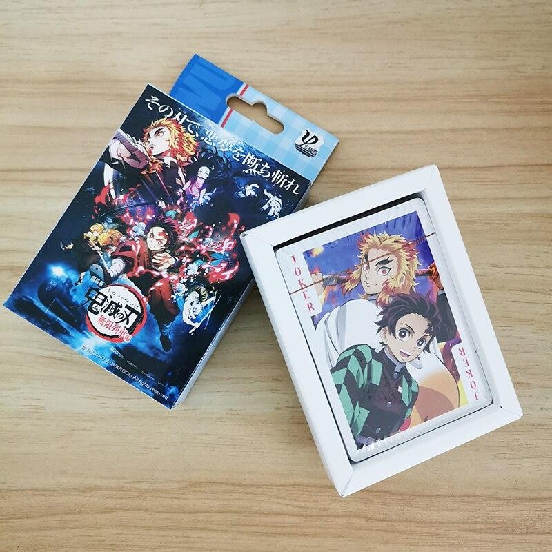 Bộ bài tây poker KIMETSU NO YAIBA - CHUYẾN TÀU VÔ TẬN Thanh Gươm Diệt Quỷ anime chibi tú lơ khơ