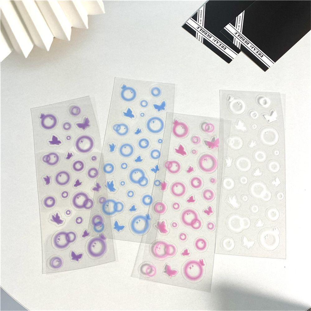 Sticker Dán Trang Trí Sổ Tay Hình Bướm DIY