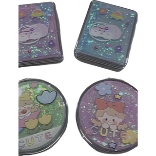 Gương gấp mini 2 mặt hình cute