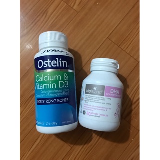 Combo ostelin calcium và dha bầu