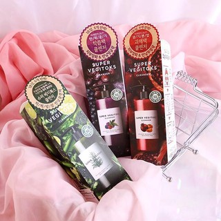 Sữa rửa mặt rau củ quả Super Vegitoks Cleaner 200ml & 300ml