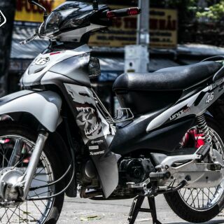 Tem trùm wave alpha đen bạc cực chất cho ae