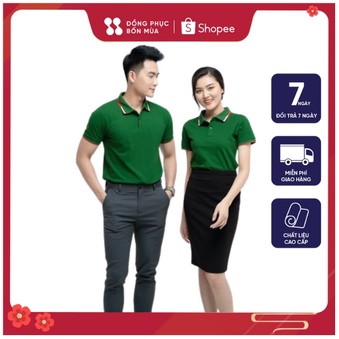 Áo Polo Nam / Nữ cổ bẻ thun basic cộc tay vải cá sấu cotton phong cách trẻ trung chuẩn form n đủ size sẵn hàng