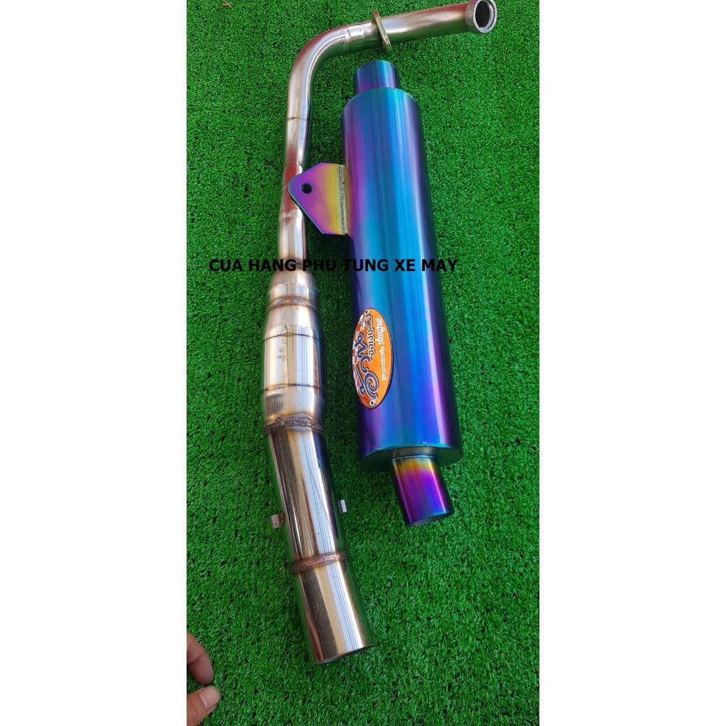 PÔ TITAN THÁI - KÈM CỔ BẦU HƠI INOX GẮN EXCITER 135 - EXCITER 150 - RAIDER FI - SATRIA