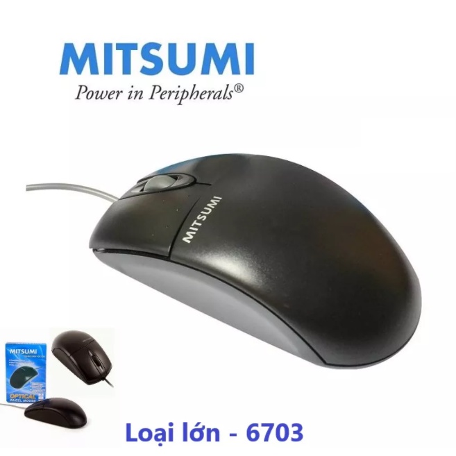 Chuột MITSUMI 6703 Lớn FPT, Chuột Chính Hãng Bảo Hành 12 Tháng Lỗi Là Đổi