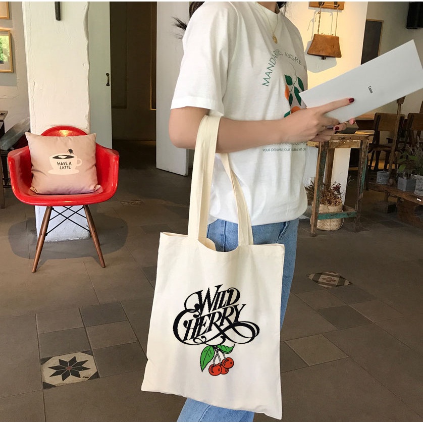 Túi tote đeo chéo đi học du lịch MV004 Miucho Brand in graphic
