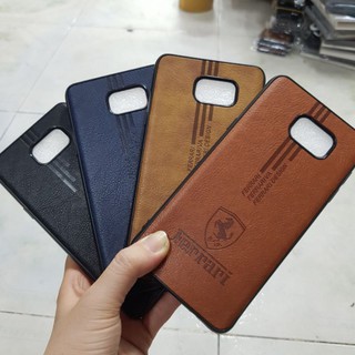Ốp Samsung Note 3,Note 5 dẻo kiểu da in logo