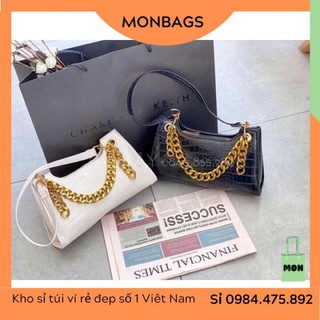Túi kẹp nách👜Túi da rắn xích trendy