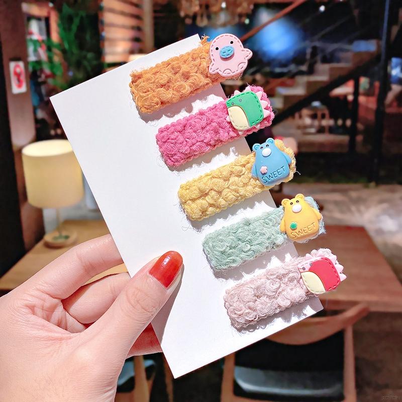 Set 5 Kẹp Tóc Công Chúa Dễ Thương Cho Bé Gái Từ 1-4 Tuổi