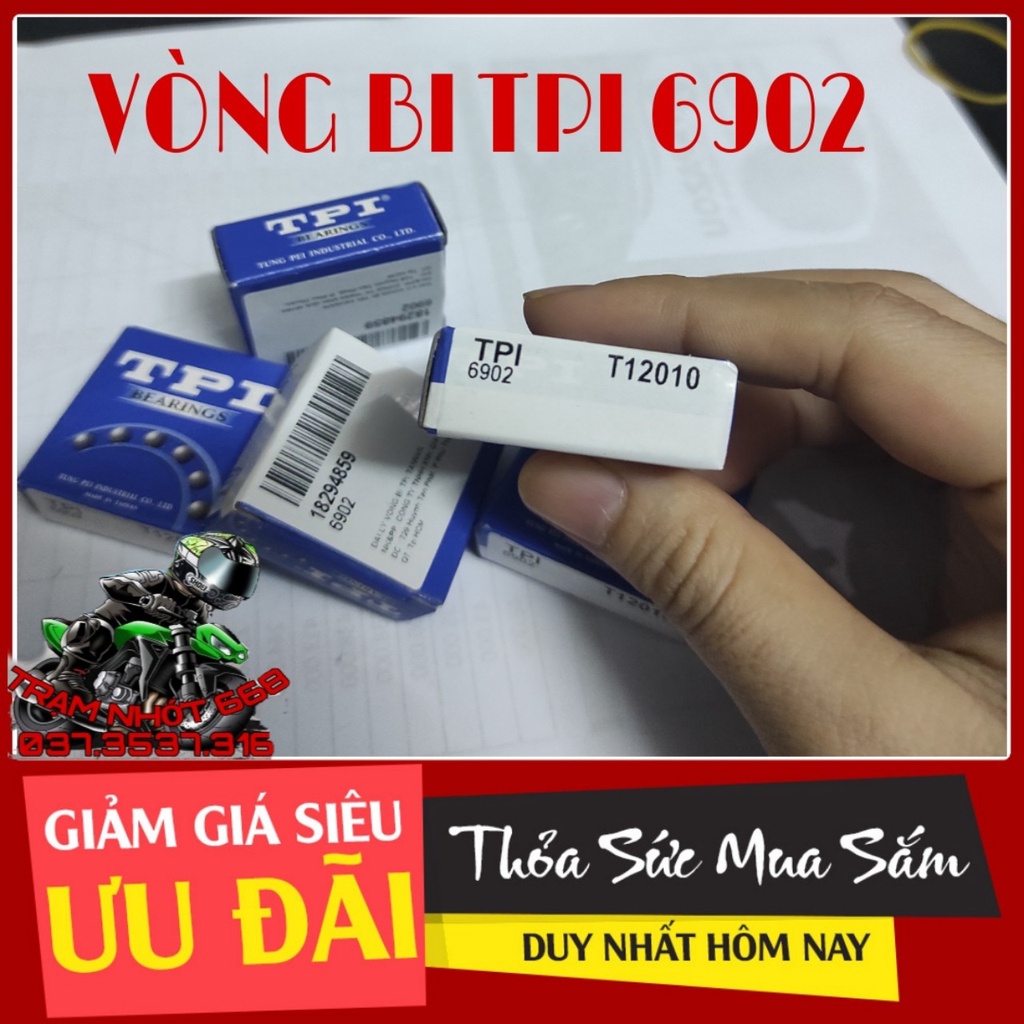 VÒNG BI CHÍNH HÃNG TPI 6902  GIÁ LẺ TỪNG VÒNG