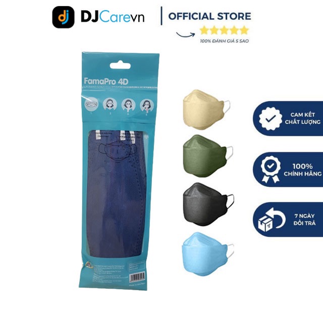 New Items - Túi Khẩu trang kháng khuẩn cao cấp 3 lớp Famapro-KF94 (5 cái / 1 túi )