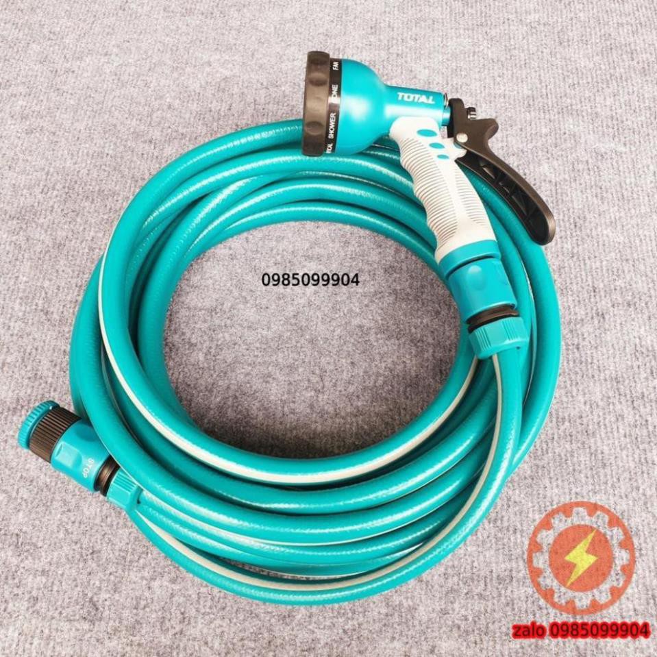 20m 15m 10m 5m Bộ vòi tưới cây đa năng - Bộ ống dây nước xịt rửa gia đình sân vườn TOTAL - Khớp Nối Nước Nhanh - Nhà Cửa