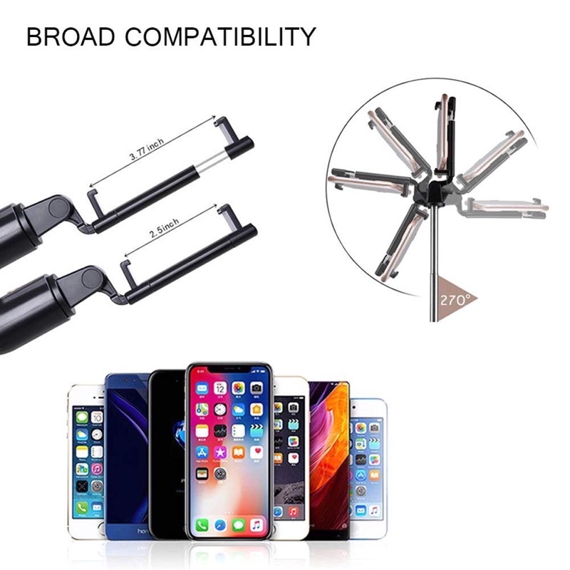 Gậy tự sướng bluetooth  3 chân Tripod K07 gậy selfie | BigBuy360 - bigbuy360.vn