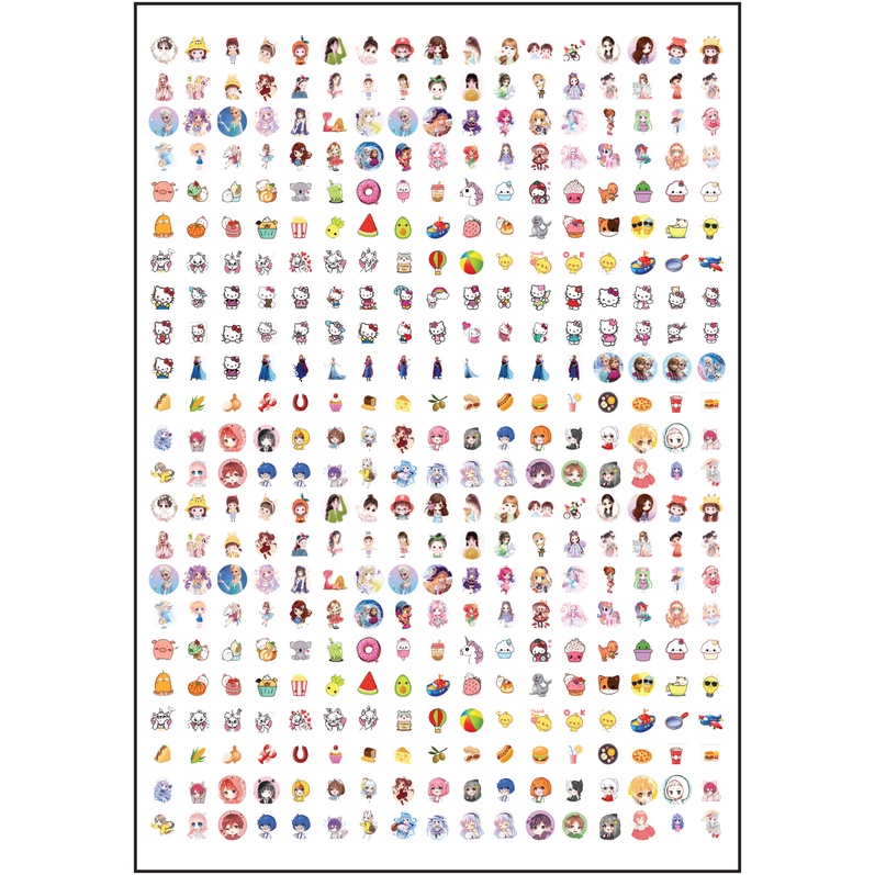 Com bo 150 Sticker tên bé 2