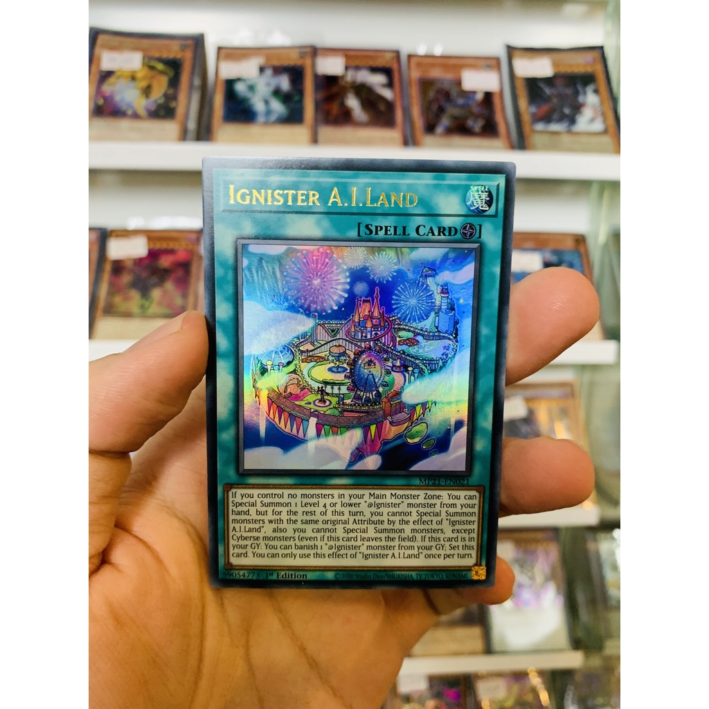 Thẻ Bài Lẻ YugiOh! Mã MP21-EN021 - Ignister A.I.Land - Ultra Rare - 1st Edition